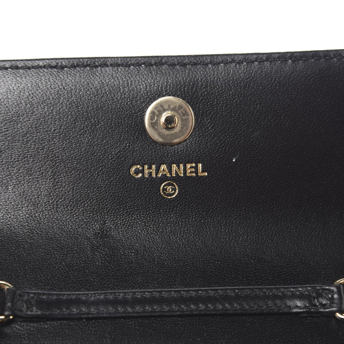 Lambskin Quilted Pearl Clutch With Chain Black