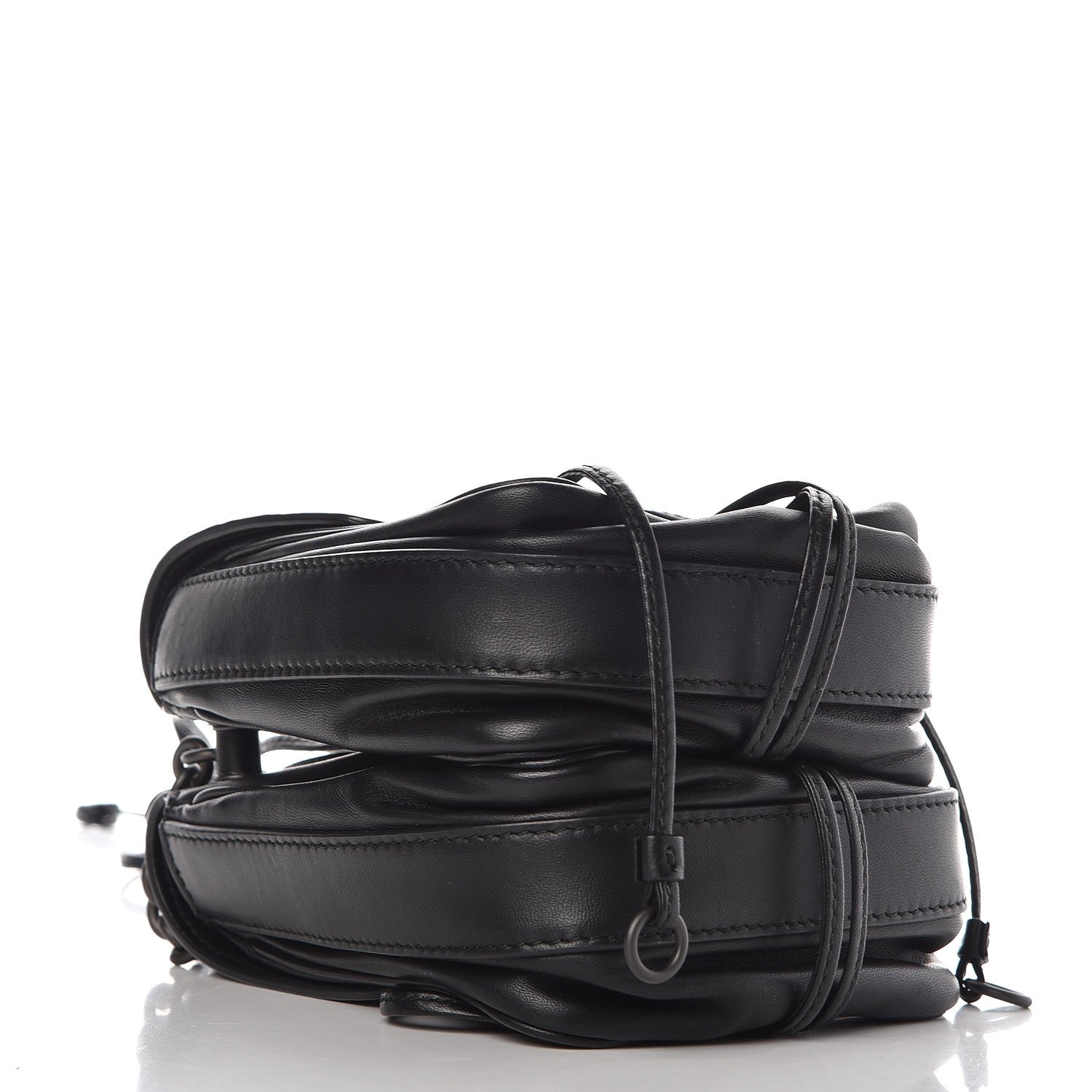 Bottega Veneta Nappa Intrecciato Two Micro Shoulder Bag Black 4 of 9