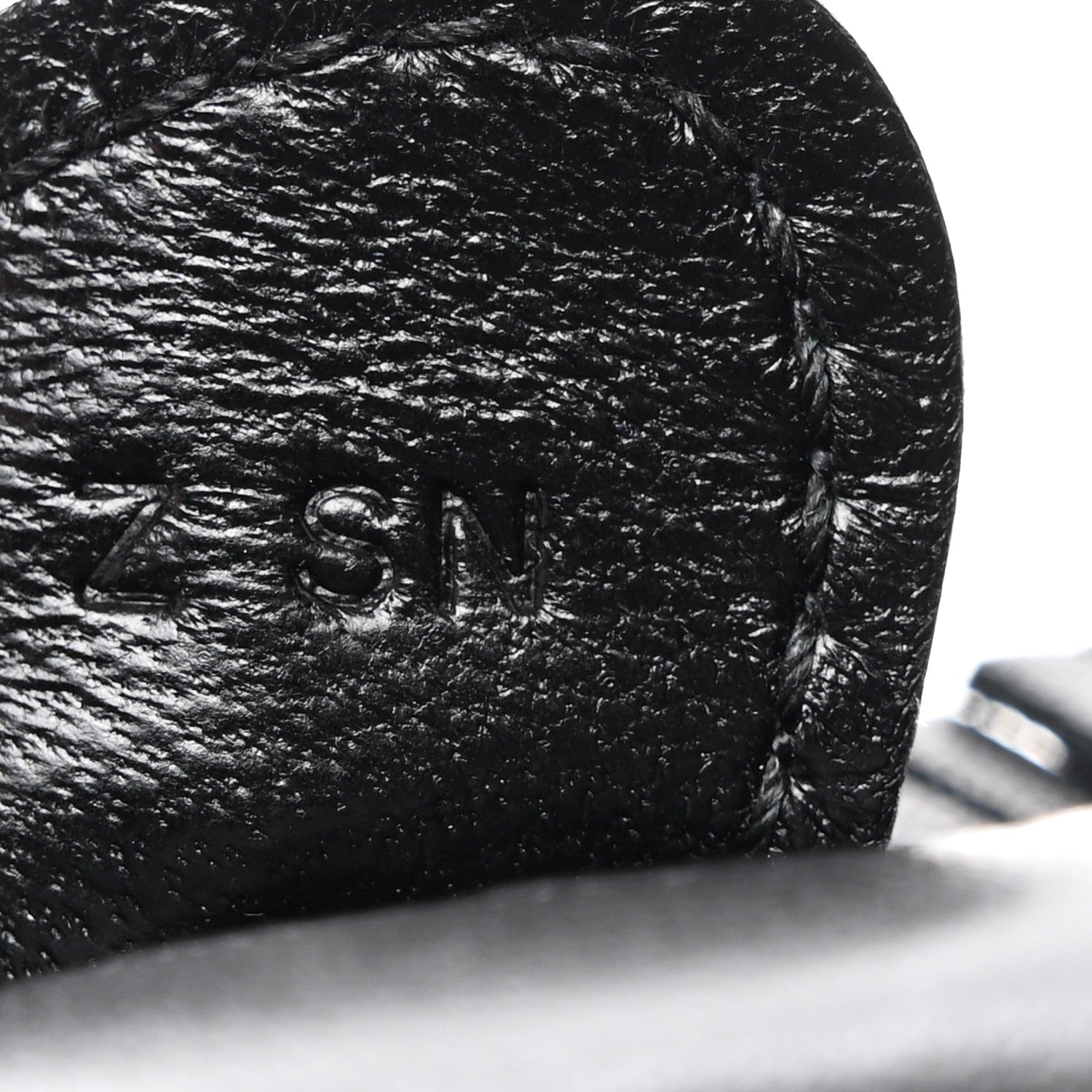 Hermes Milo Lambskin Matte Alligator Touch Grigri Rodeo Horse Bag Charm PM So Black 4 of 5
