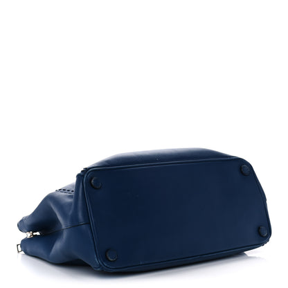 Prada City Calf Hand Stitched Medium Galleria Double Zip Tote Bleuette 5 of 17