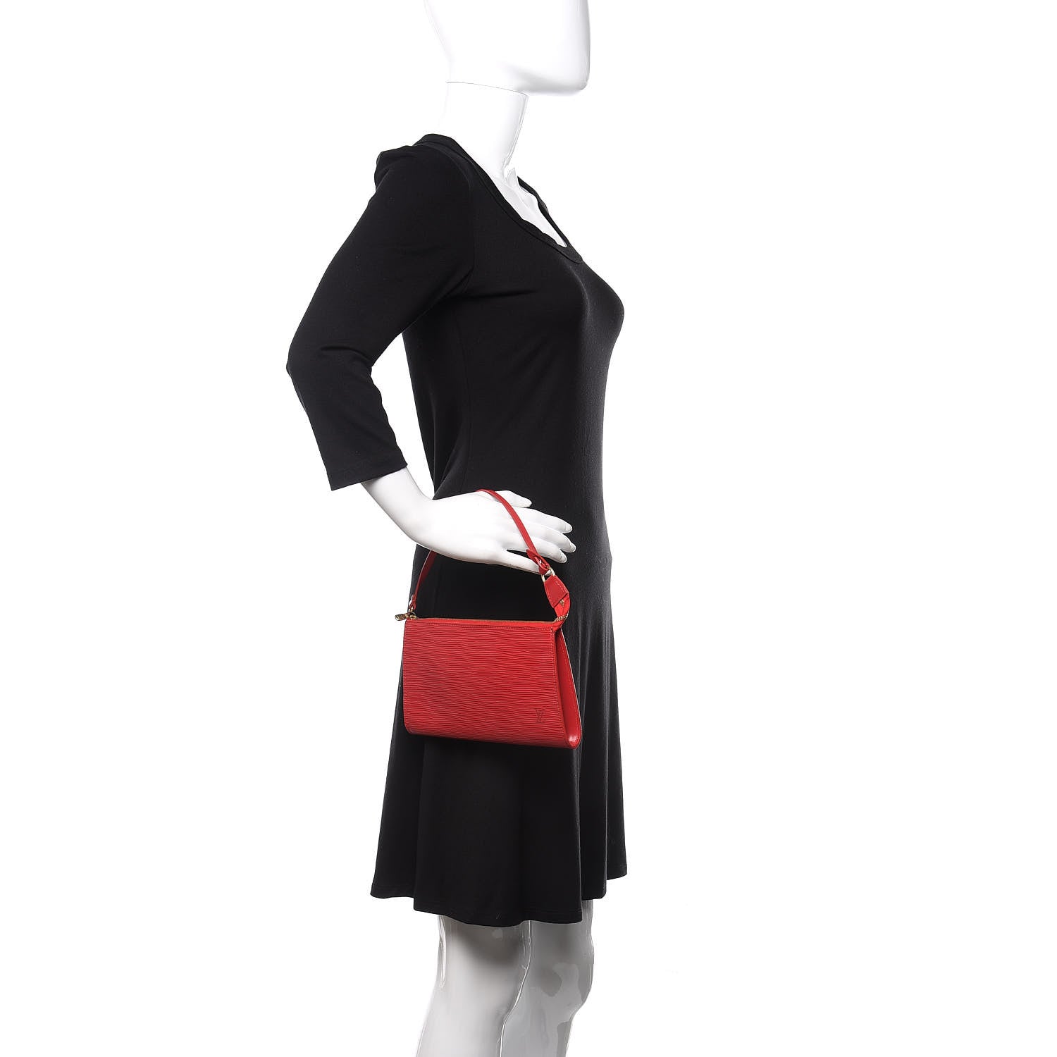 Louis Vuitton Epi Pochette Accessories 24 Rouge 2 of 11