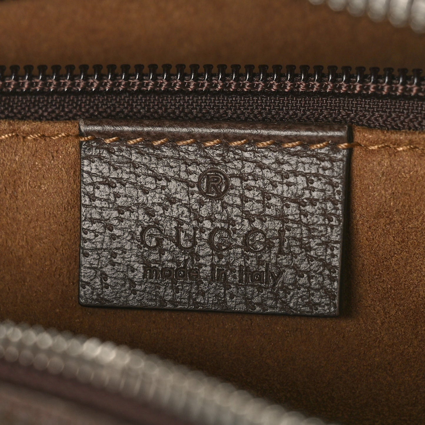 GG Supreme Monogram Tian Web Camera Bag Beige Multicolor Brown