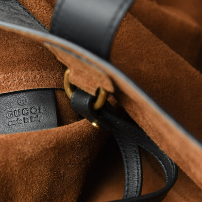 Gucci Suede Large Ophidia Vertical Shopping Tote Chestnut 8 of 10