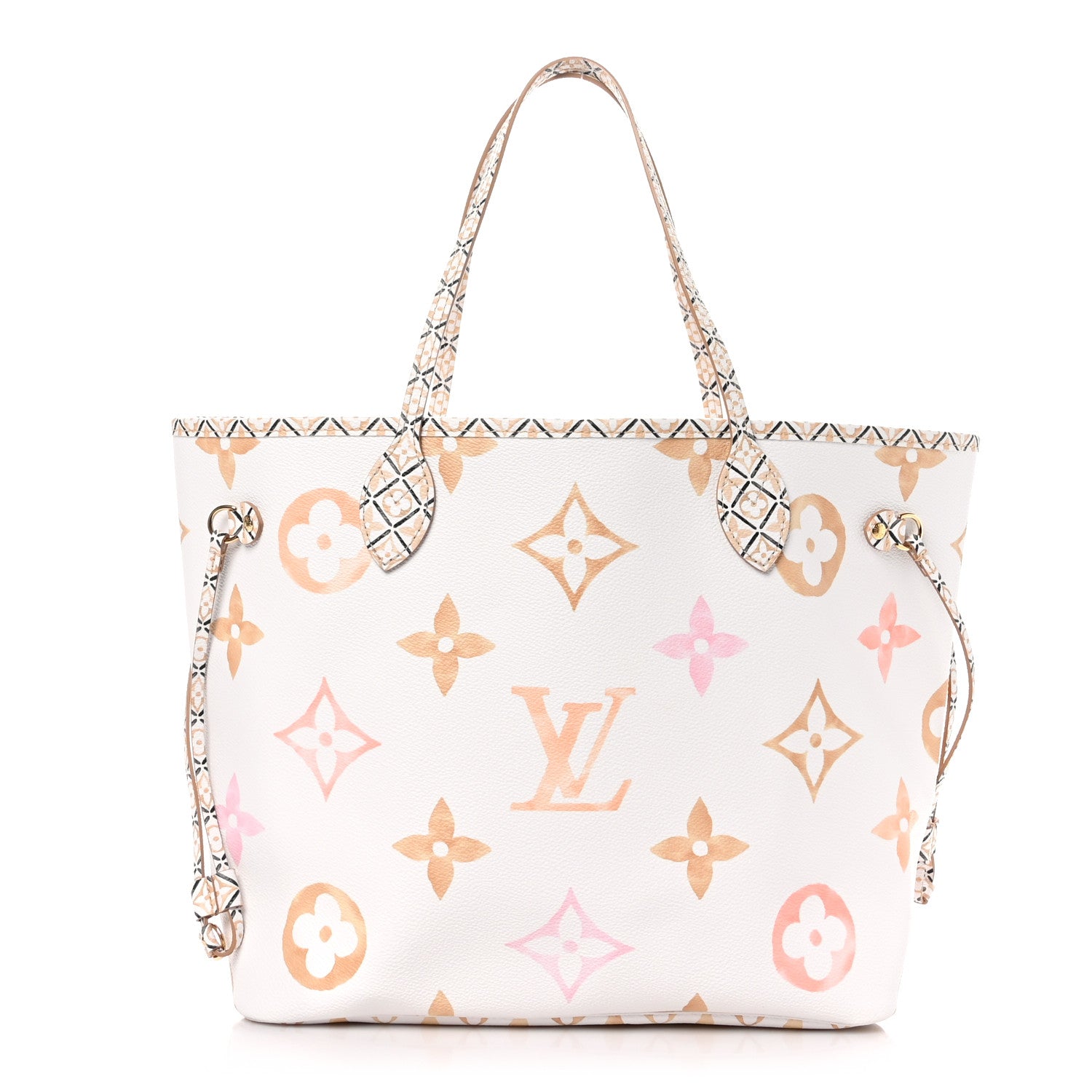 Louis Vuitton Monogram Giant By The Pool 2.0 Neverfull MM Beige 1 of 9