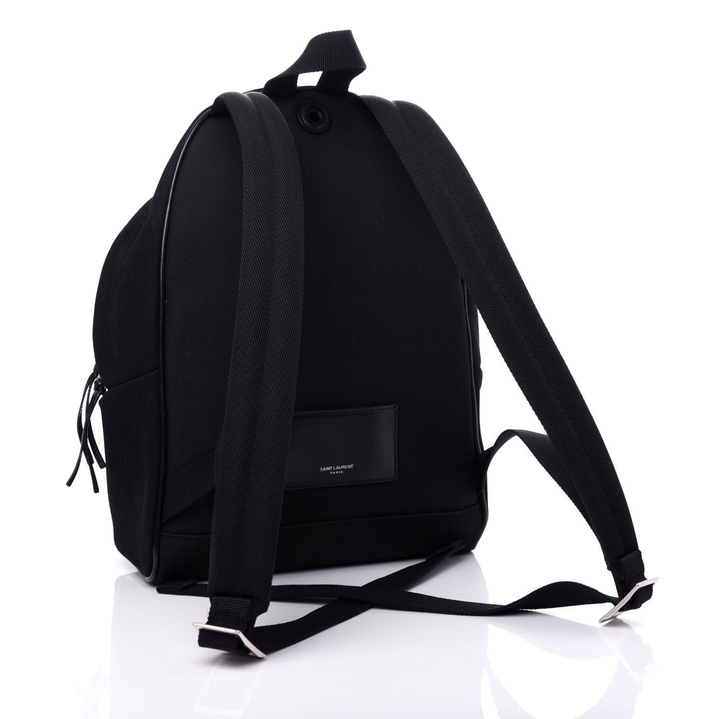 Canvas Signature Heaven Embroidered Mini City Backpack Black