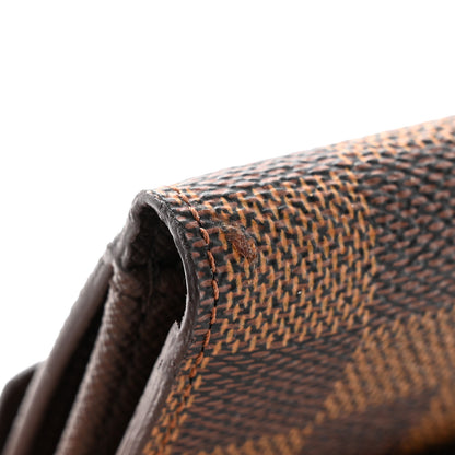Louis Vuitton Damier Ebene Elise Wallet 11 of 12