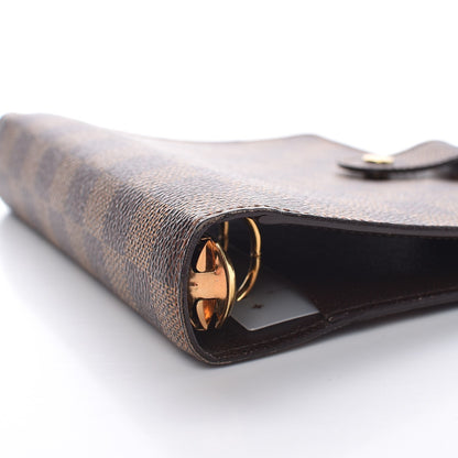 Louis Vuitton Damier Ebene Medium Ring Agenda Cover 12 of 15