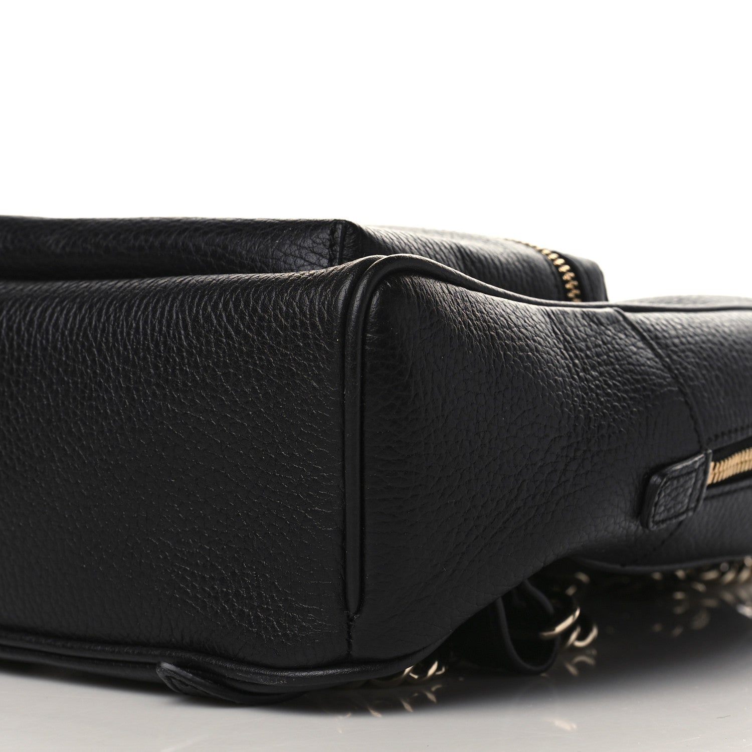 Gucci Pebbled Calfskin Soho Chain Backpack Black 8 of 8