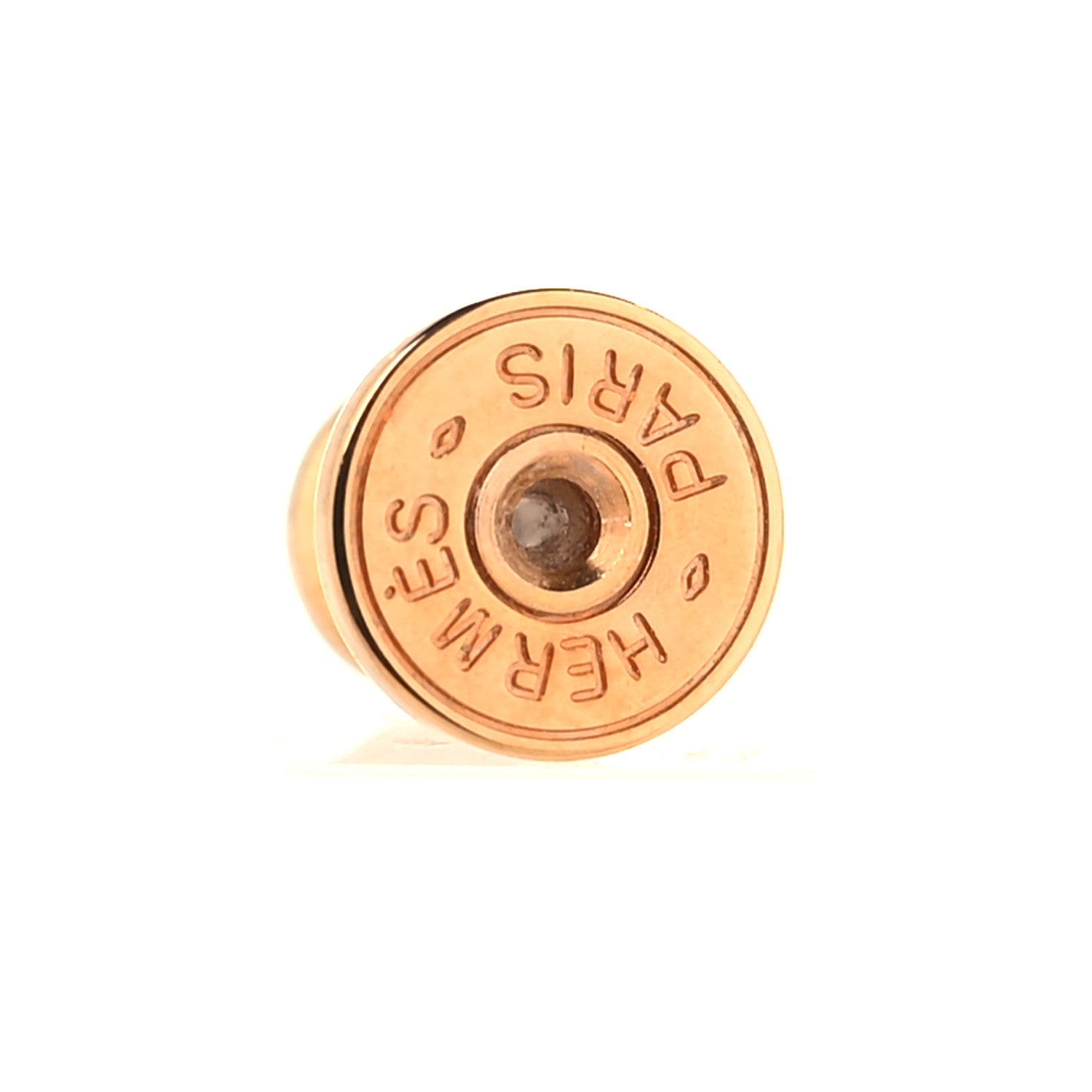 Hermes Gold Lacquered Mini Pop H Earrings Black 4 of 6