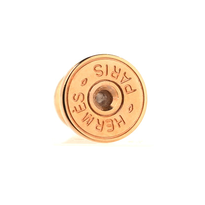 Hermes Gold Lacquered Mini Pop H Earrings Black 4 of 6
