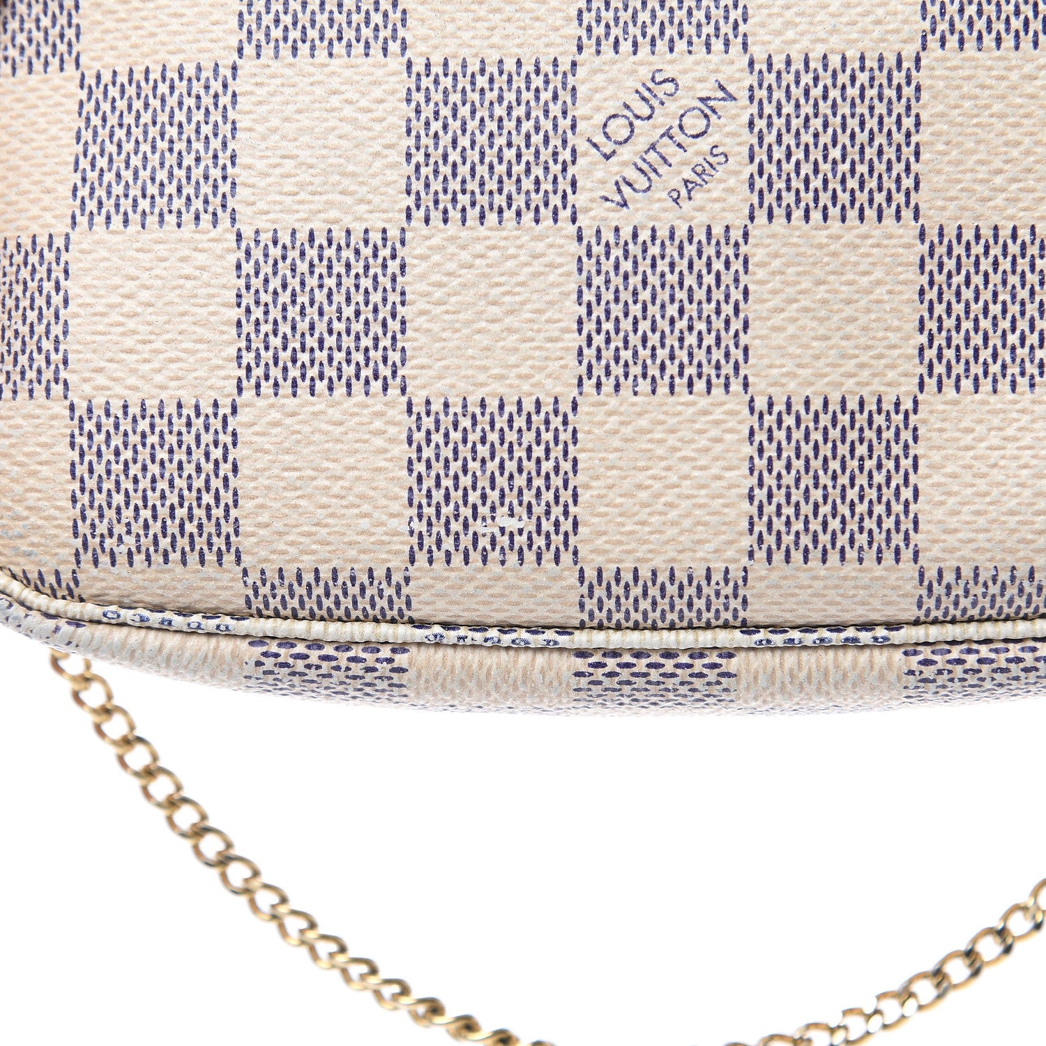 Louis Vuitton Damier Azur Mini Pochette Accessories 9 of 13