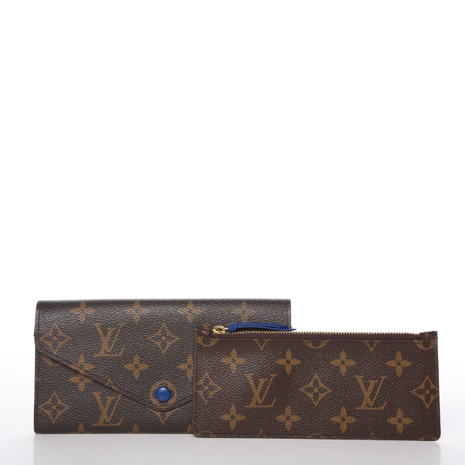 Louis Vuitton Monogram Josephine Wallet Blue 5 of 12