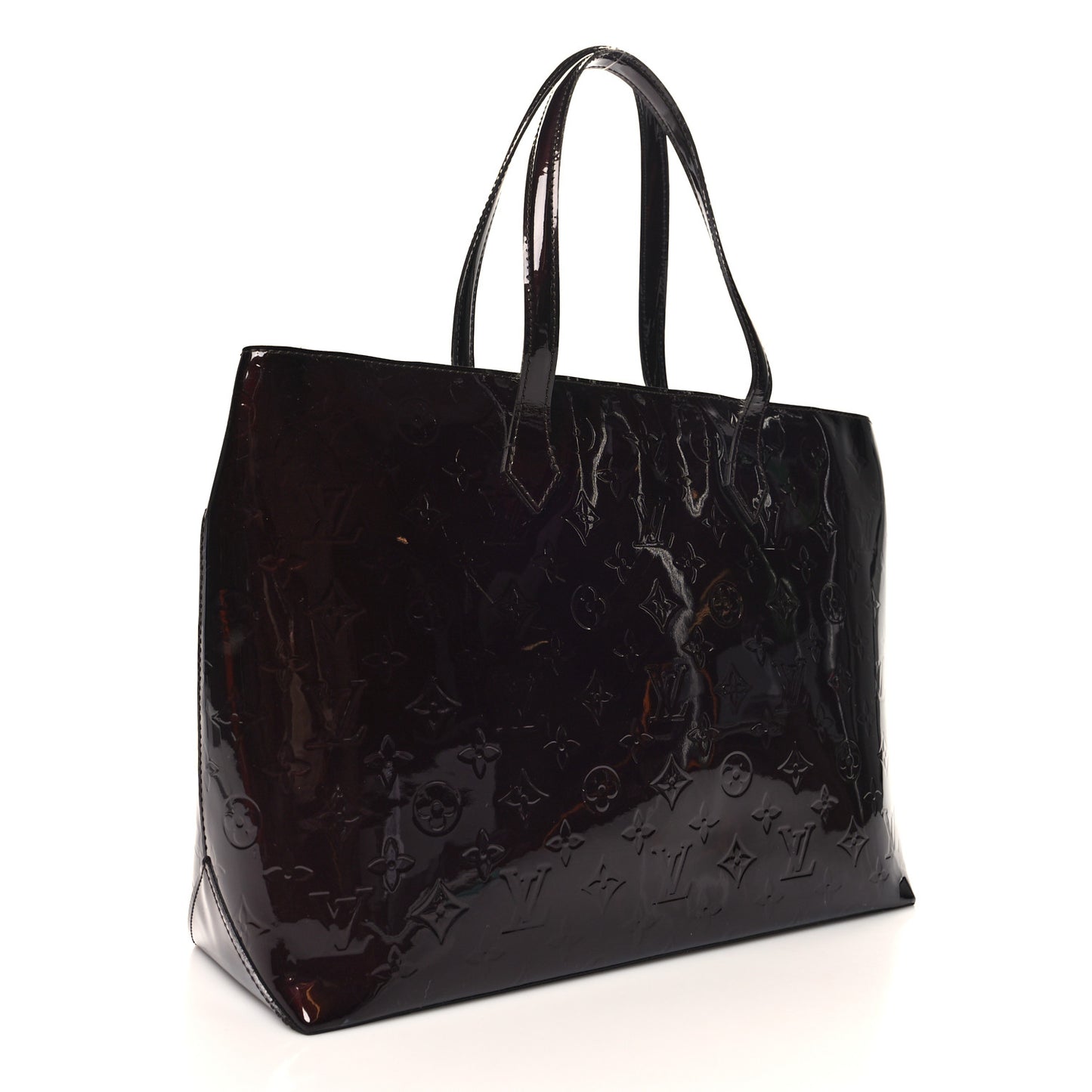 LOUIS VUITTON Vernis Wilshire MM Amarante