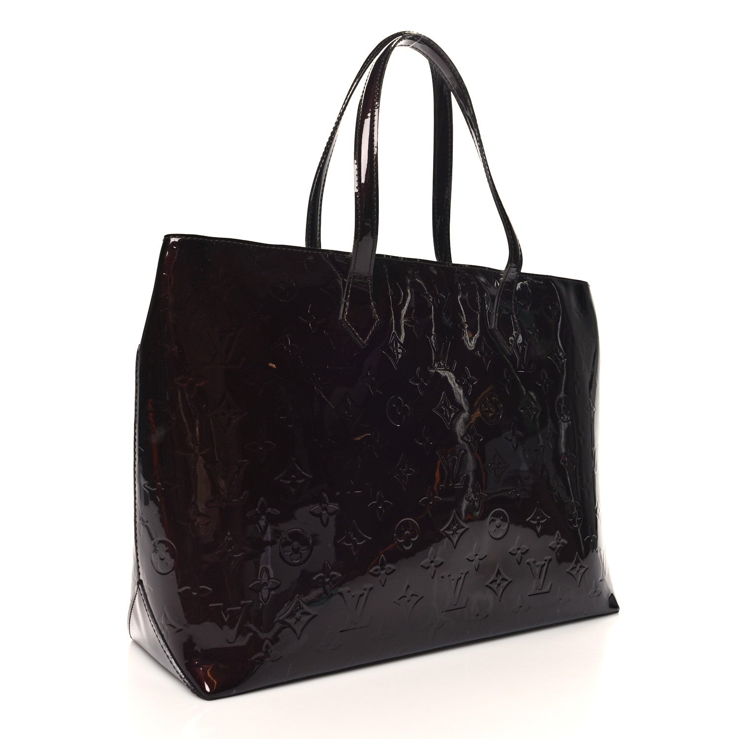 Louis Vuitton LOUIS VUITTON Vernis Wilshire MM Amarante 3 of 14