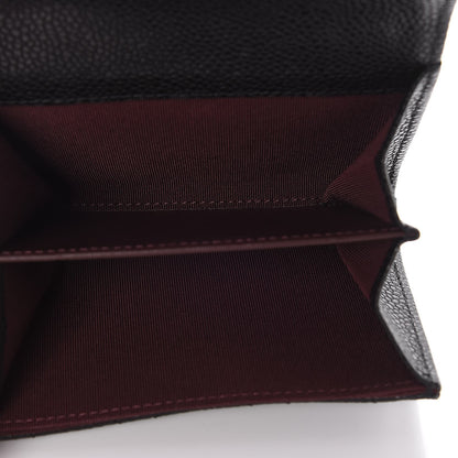 Chanel Caviar Quilted Flap Card Holder Wallet Black 5 of 10