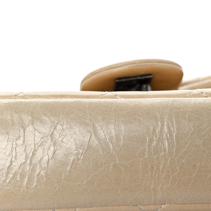 Chanel Glazed Calfskin Quilted Medium Duo Flap Beige 11 of 11