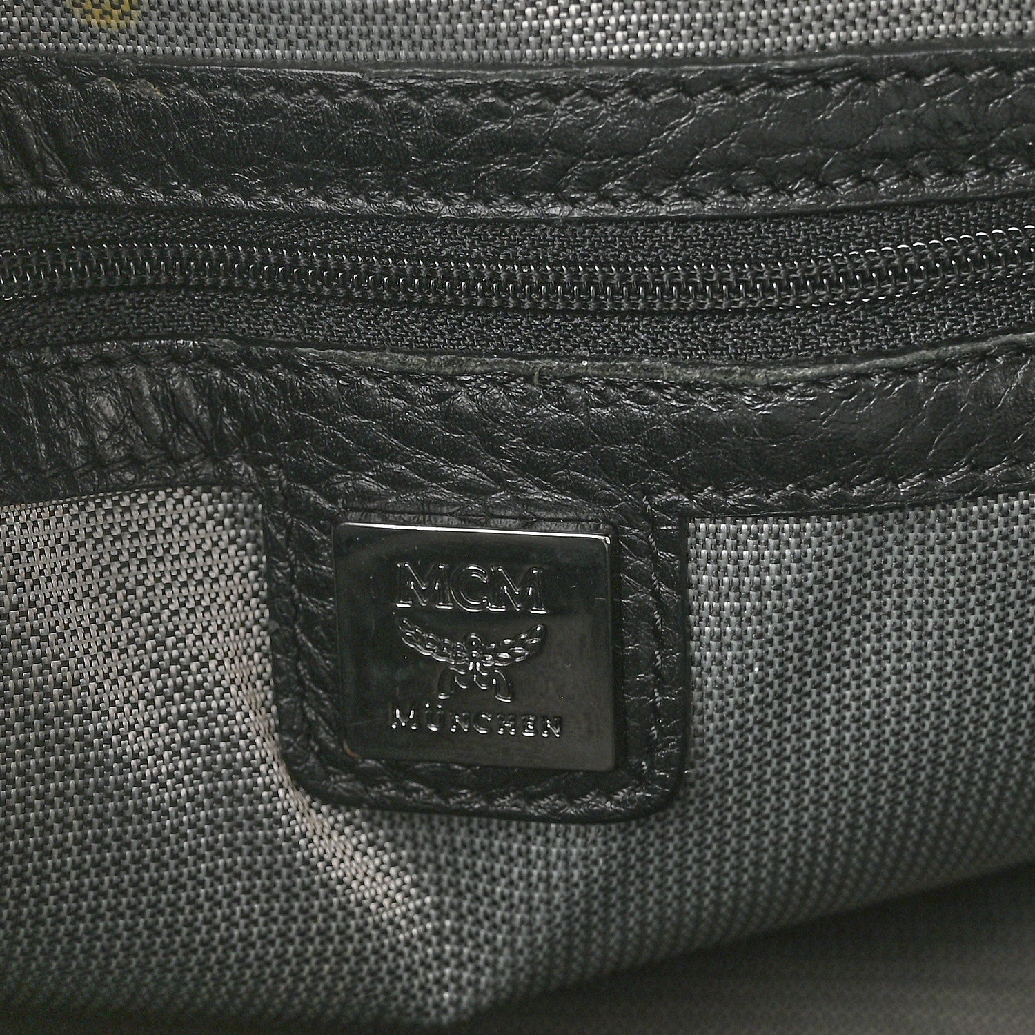 MCM Visetos Small Side Stud Stark Backpack Black 7 of 11