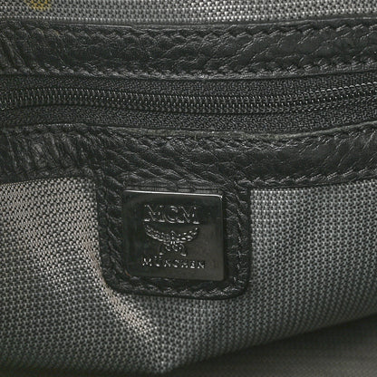 MCM Visetos Small Side Stud Stark Backpack Black 7 of 11