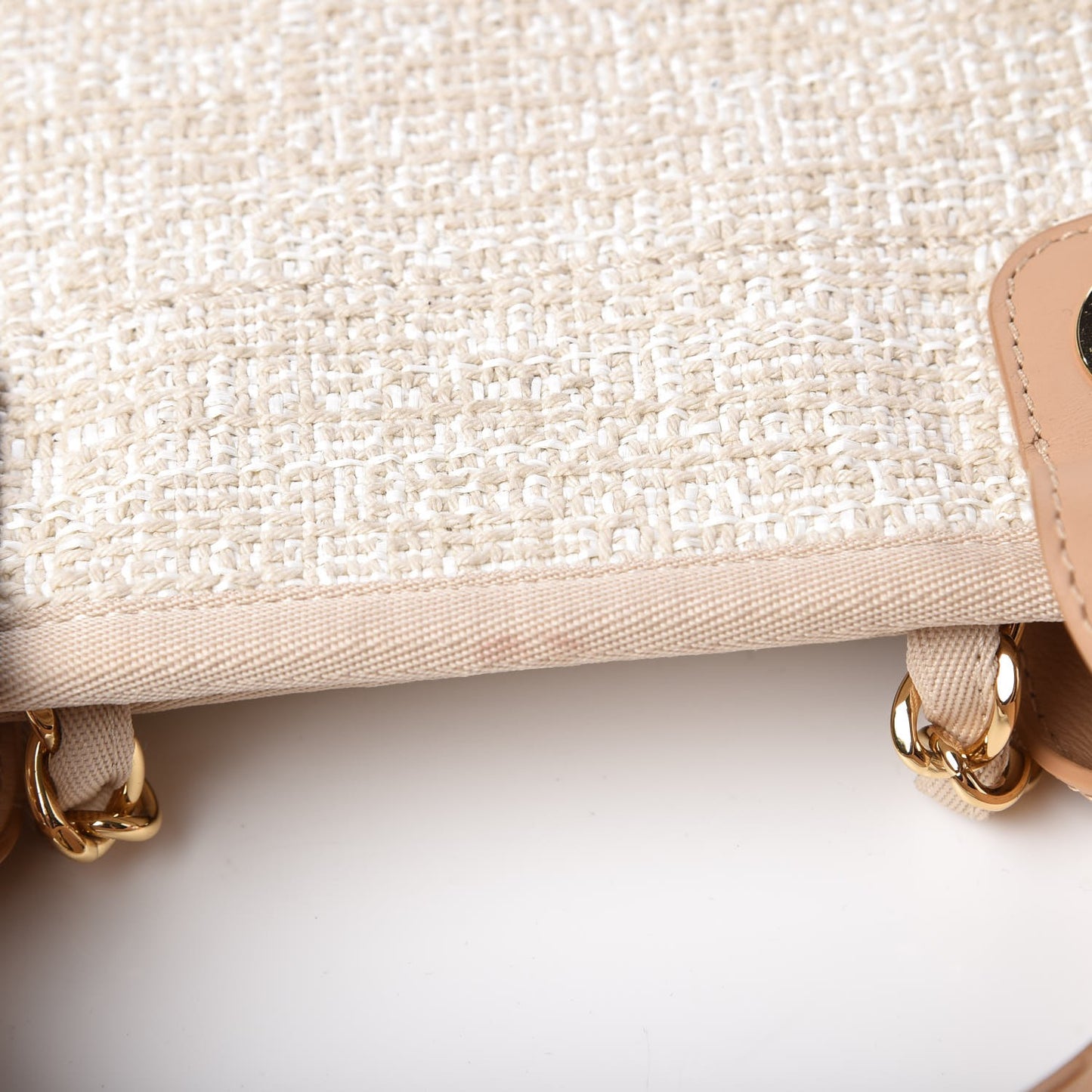 Canvas Large Deauville Tote Light Beige