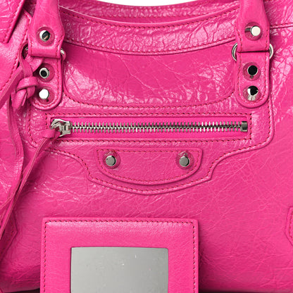 Balenciaga Agneau Classic Silver Hardware S City Fuchsia 8 of 9