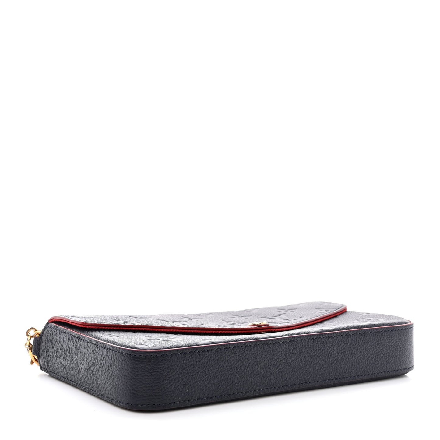 Empreinte Pochette Felicie Chain Wallet Marine Rouge
