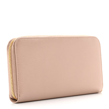 Prada Vitello Move Zip Around Wallet Cipria 2 of 6