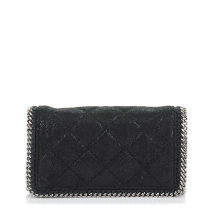 Stella McCartney Shaggy Deer Quilted Falabella Crossbody Bag Black 1 of 7