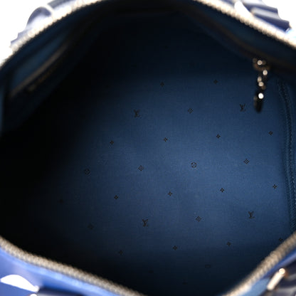 Louis Vuitton Monogram Escale Speedy Bandouliere 30 Blue 5 of 14