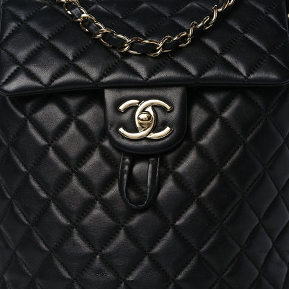 Chanel Lambskin Quilted Small Urban Spirit Backpack Black 22 of 28