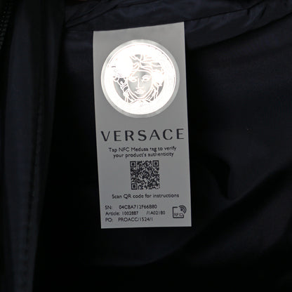Versace Nylon La Greca Logo Backpack Black 10 of 13