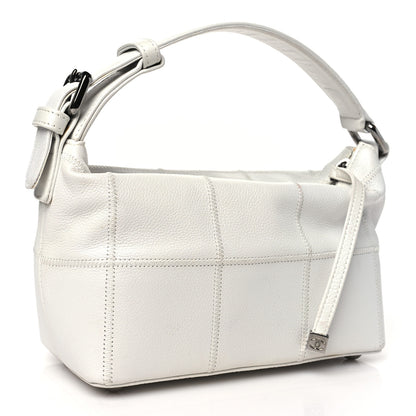 Chanel Caviar Square Stitched Bag White 3 of 14