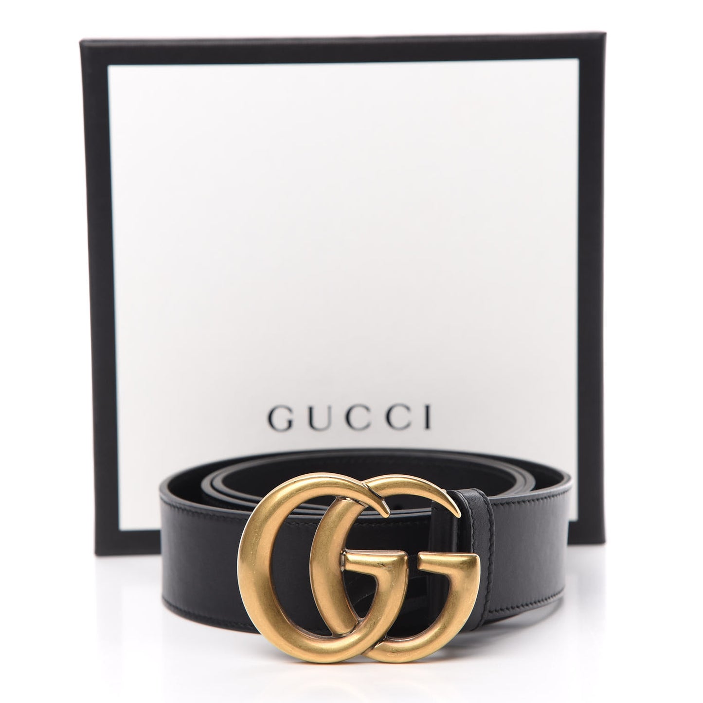 Calfskin Double G 40mm Belt 95 38 Black