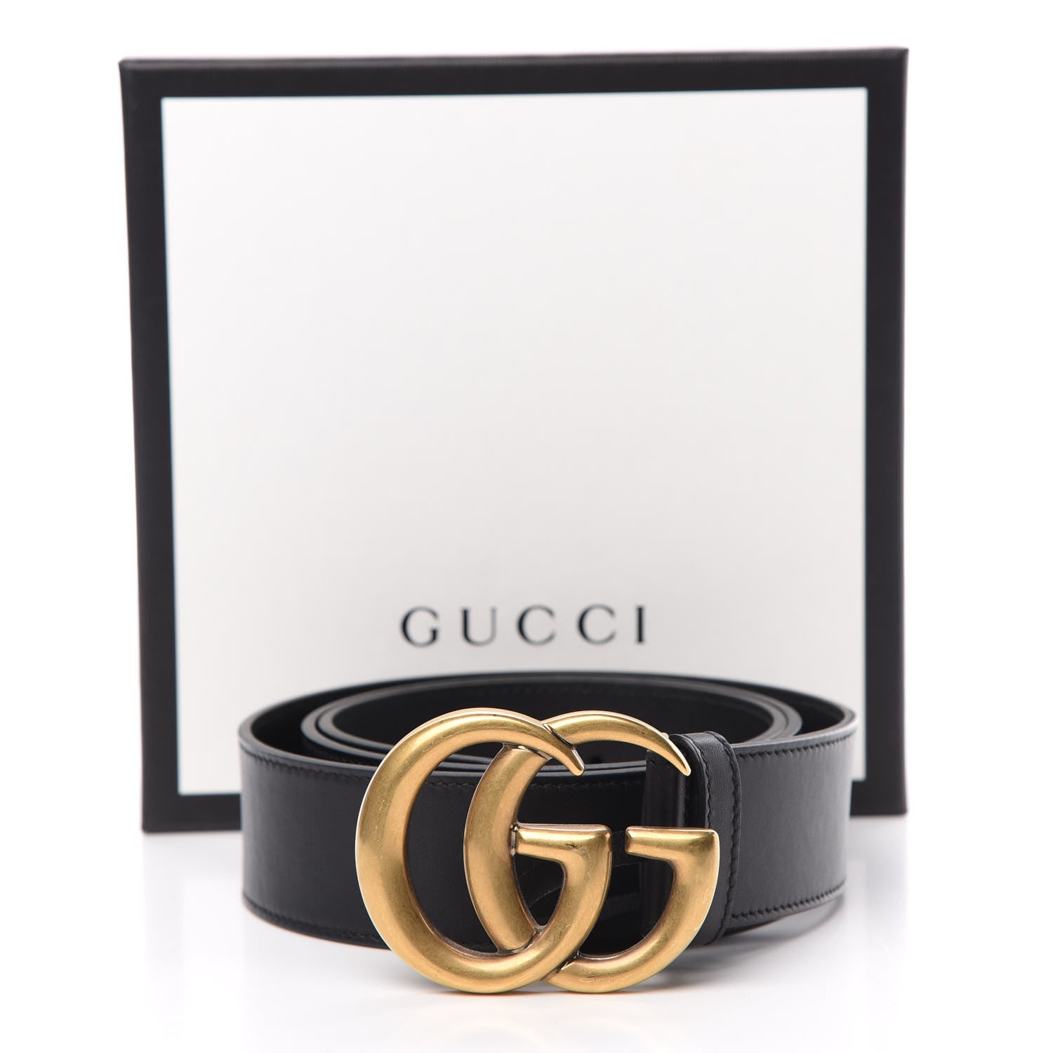 Gucci Calfskin Double G 40mm Belt 95 38 Black 7 of 7