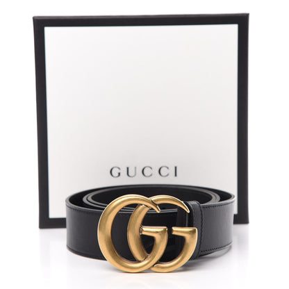 Gucci Calfskin Double G 40mm Belt 95 38 Black 7 of 7