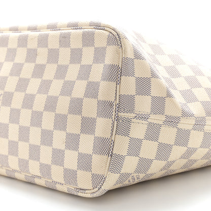 Louis Vuitton Damier Azur Neo Neverfull MM Rose Ballerine 13 of 14