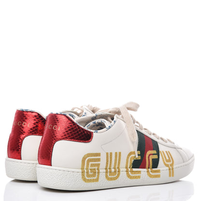 Gucci X SEGA Calfskin Ayers Web Guccy Womens Ace Sneakers 39 White 4 of 12