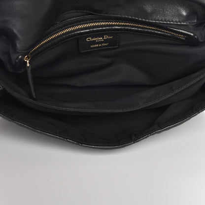 Christian Dior Lambskin Cannage Medium Delidior Flap Bag Black 5 of 7