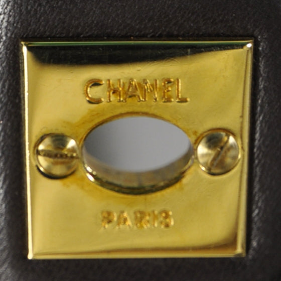 Chanel Lambskin Quilted Mini Flap Dark Brown 1 of 3