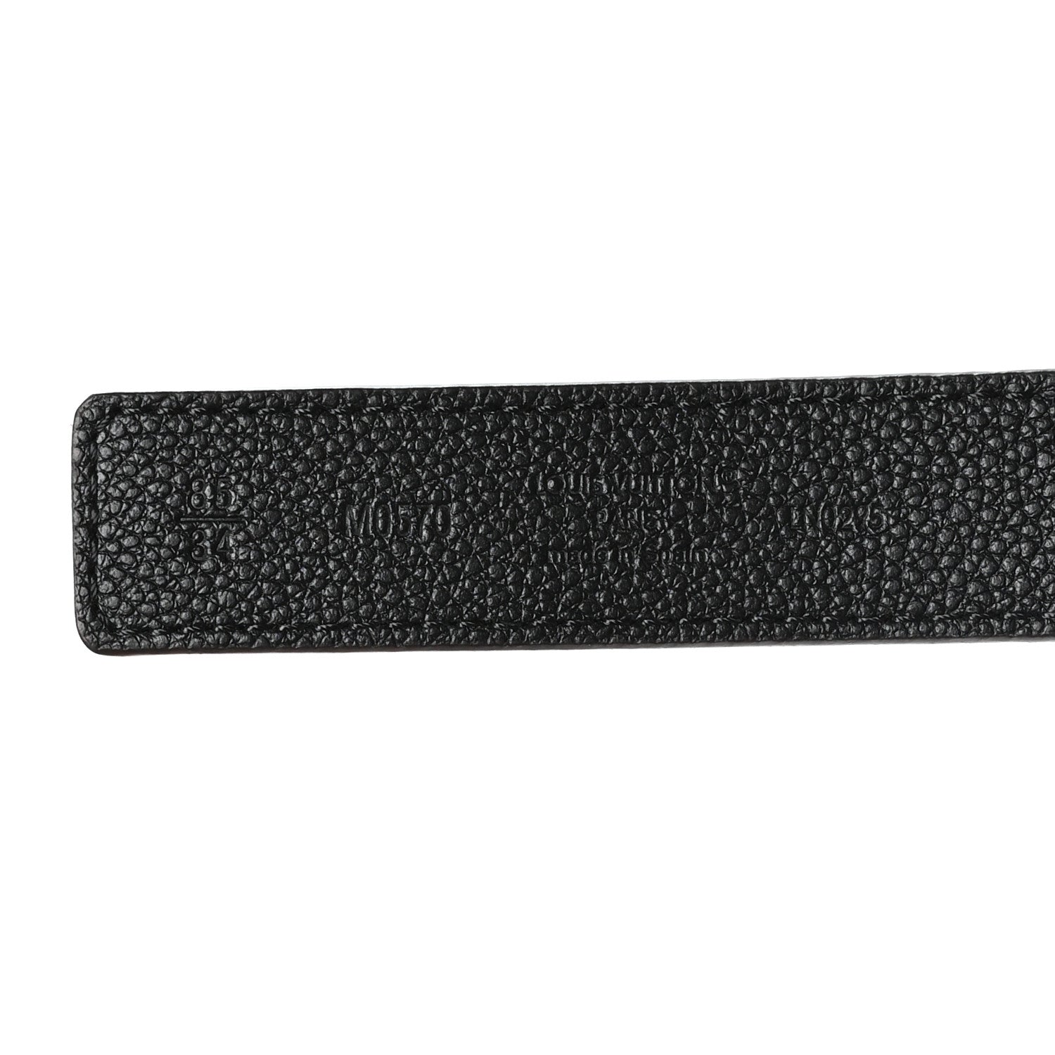 Louis Vuitton Calfskin Monogram 25mm LV Iconic Reversible Belt 85