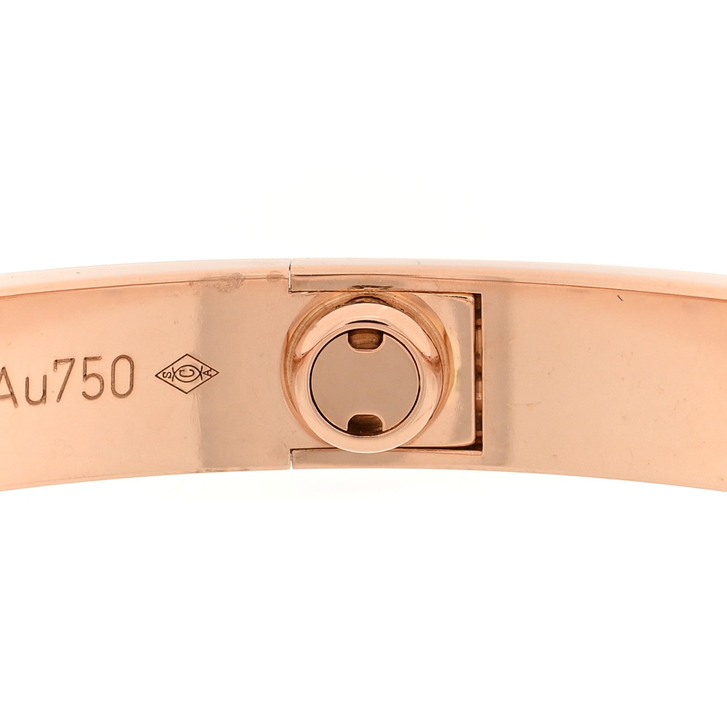Cartier 18K Pink Gold Sapphire Garnet Amethyst LOVE Bracelet 17 5 of 7