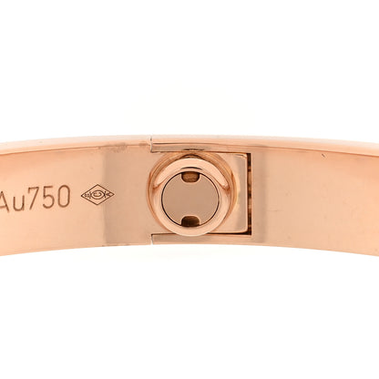 Cartier 18K Pink Gold Sapphire Garnet Amethyst LOVE Bracelet 17 5 of 7