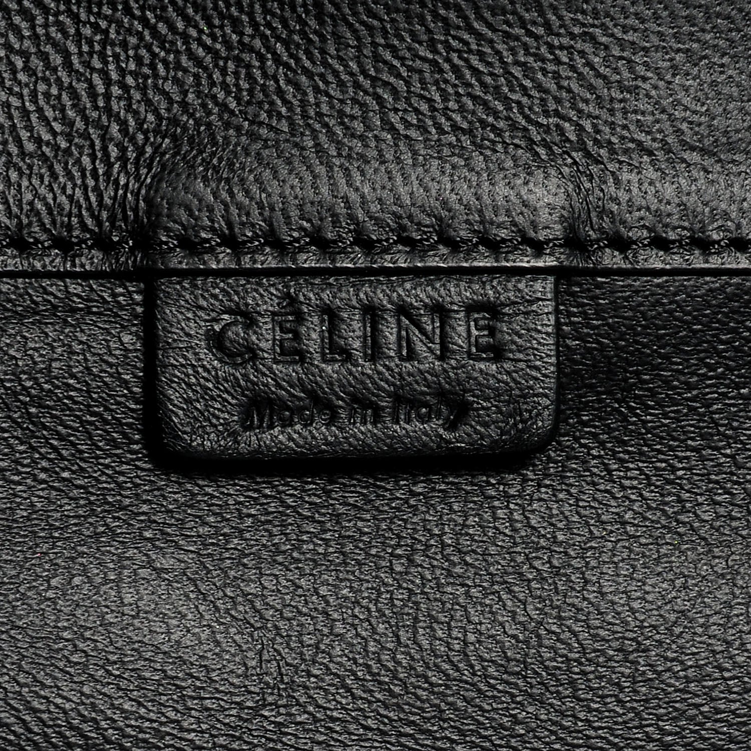 Celine Lambskin Floral Vertical Cabas Potiron 7 of 8