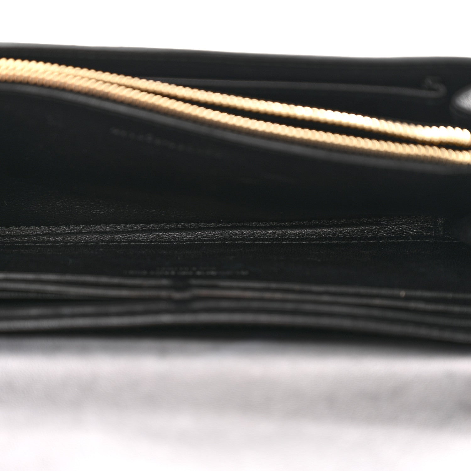 Alexander McQueen Pebbled Calfskin Skull Wallet on Chain Black 6 of 14