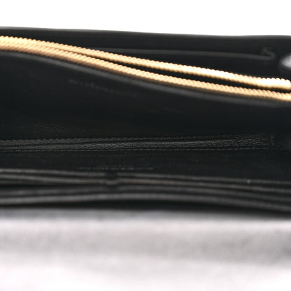 Alexander McQueen Pebbled Calfskin Skull Wallet on Chain Black 6 of 14