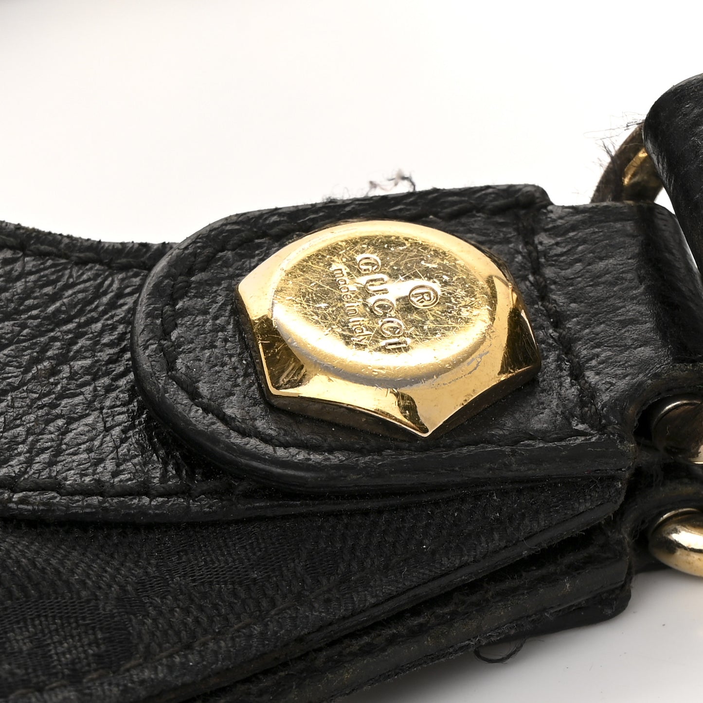 Monogram Medium Charmy Shoulder Bag Black