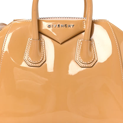 Givenchy Patent Calfskin Mini Antigona Beige 8 of 10