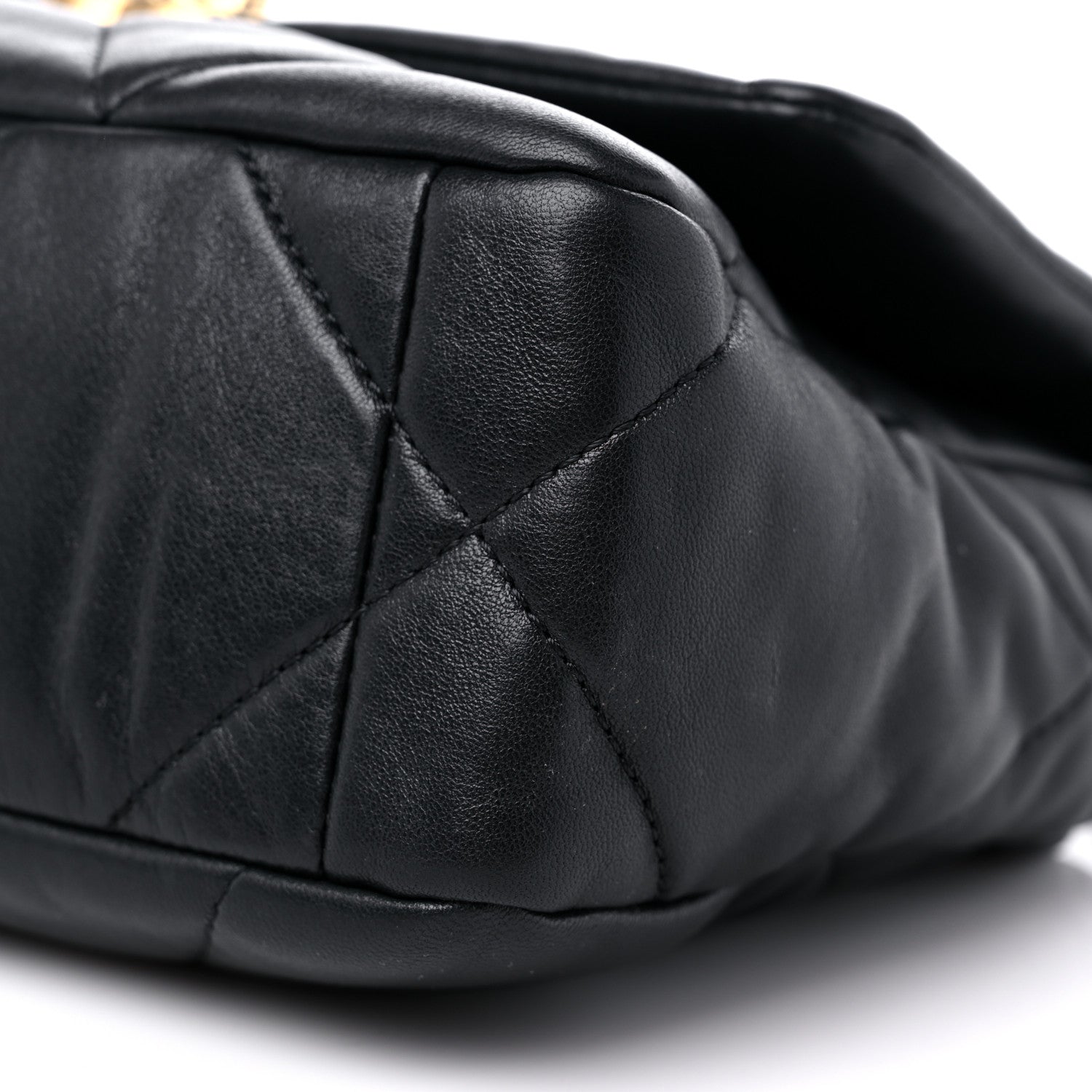 Chanel Lambskin Quilted Medium Chanel 19 Flap Black 9 of 11