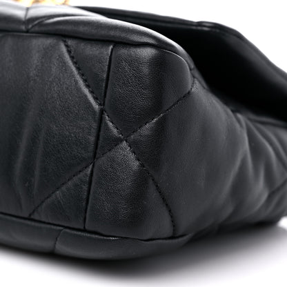 Chanel Lambskin Quilted Medium Chanel 19 Flap Black 9 of 11