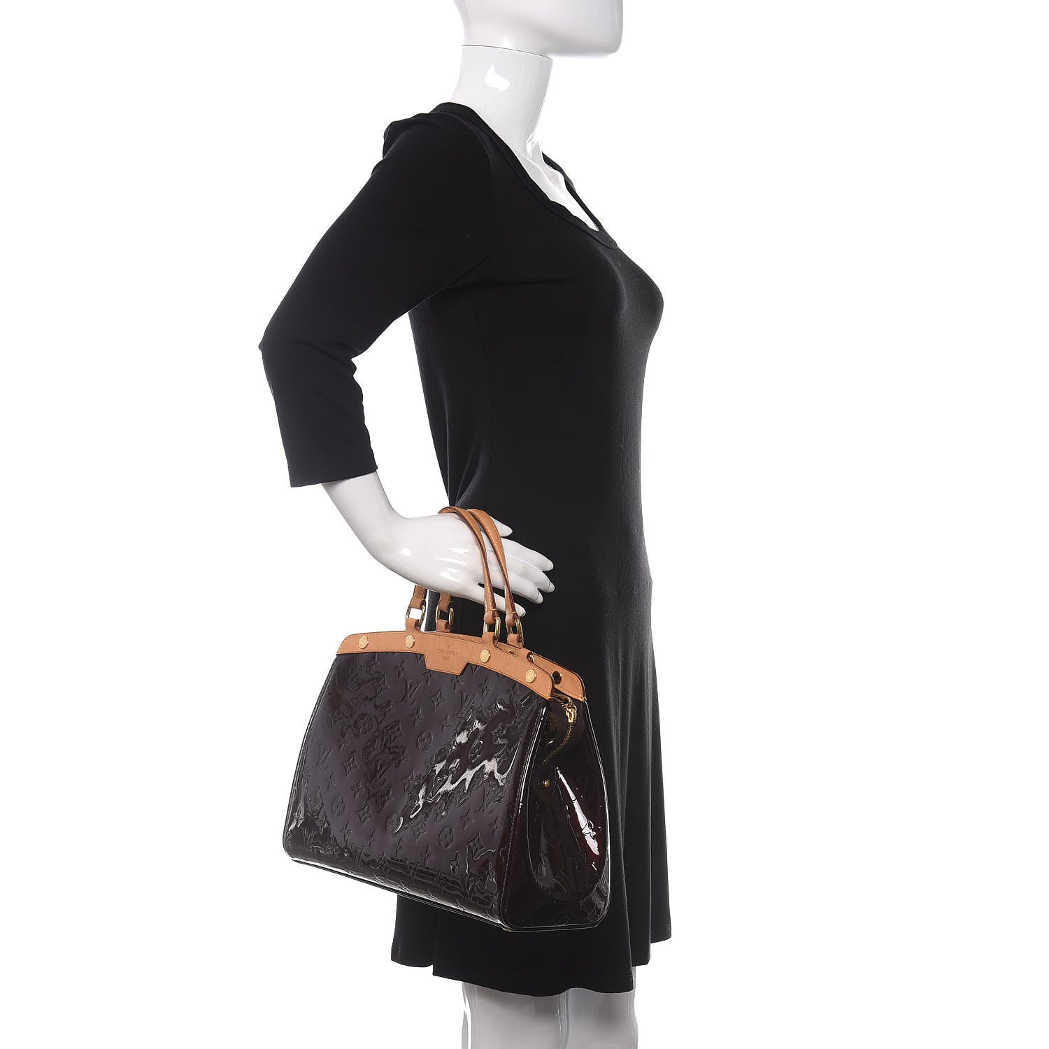 Louis Vuitton Vernis Brea MM Amarante 3 of 12