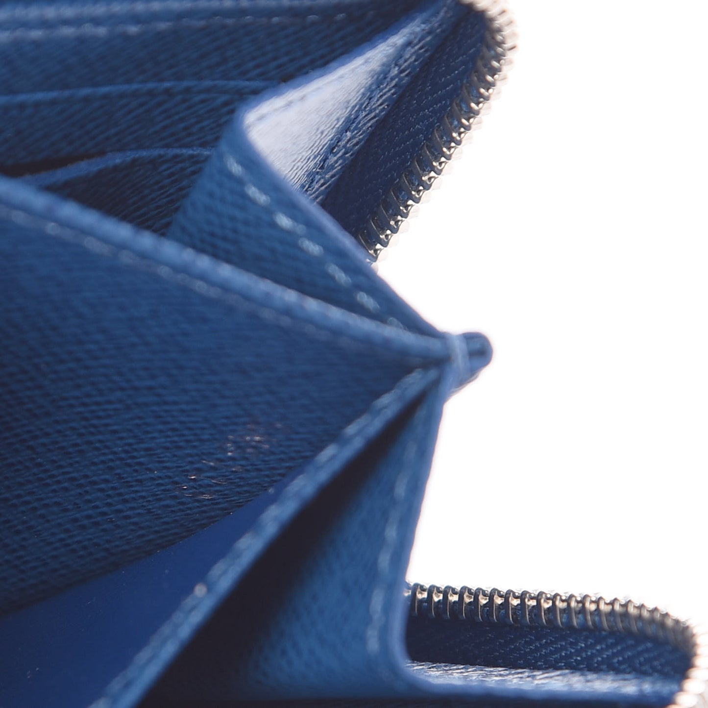 Epi Zippy Coin Purse Saphir